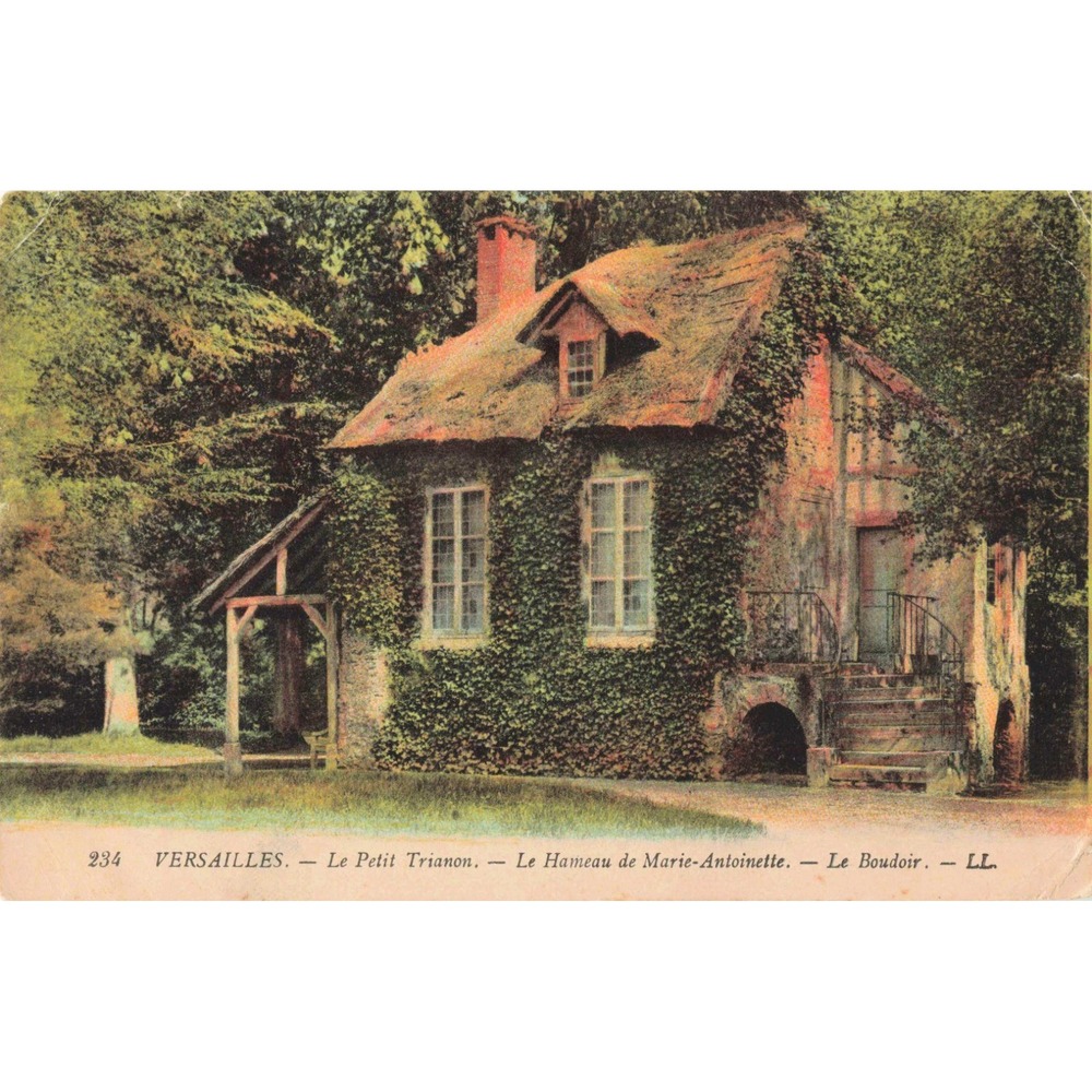 Versailles France Petit Trianon Marie Antoinette Hameau Le Boudoir LL Postcard